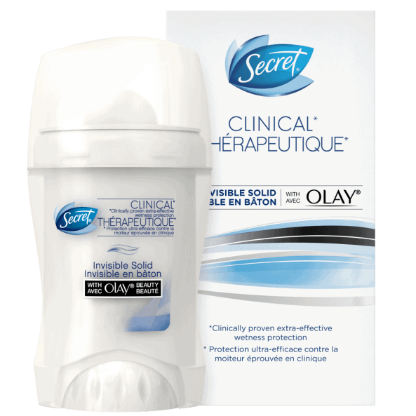 Secret ® Clinical Strength Invisible Solid Deodorant Secret ® Clinical Strength Invisible Solid Deodorant