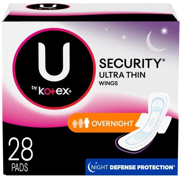 U by Kotex® Security Ultra-Thin Pads Image U by Kotex® Security Ultra-Thin Pads Image